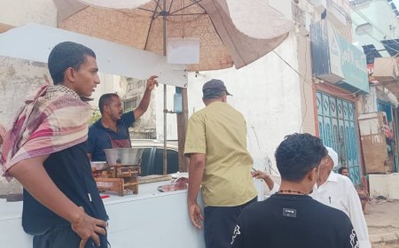 حملة رقابية على مفارش الأسماك والخضار والبقالات بخور مكسر تسفر عن ضبط خمس مخالفات