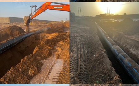 مؤسسة المياه في العاصمة عدن تعيد خط المياه للخدمة بعد جهود مكثفة