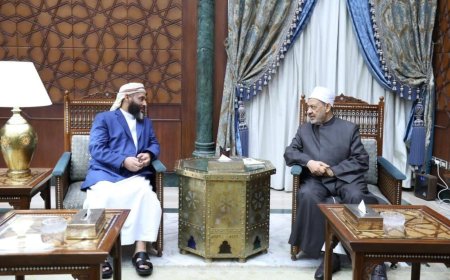 وزير الأوقاف يلتقي شيخ الأزهر لبحث قبول طلاب اليمن في الأزهر الشريف هذا العام