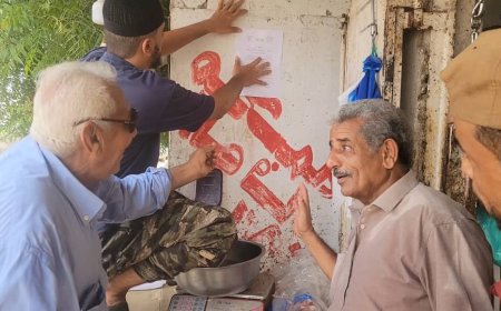 بتوجيهات مدير عام المديرية تنفيذ حملة لضبط أسعار اللحوم في المنصورة بعدن