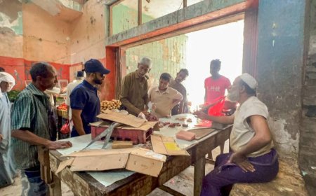 ضبط مخالفين في حملة لضبط بائعي الاسماك الغير صالحة للاستهلاك بصيرة بعدن