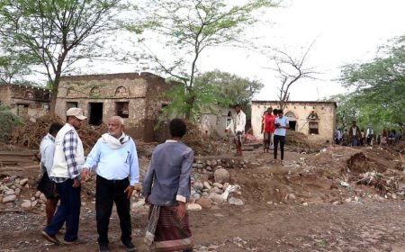 محافظ الحديدة يطلق نداء استغاثة بعد كارثة السيول في المحافظة