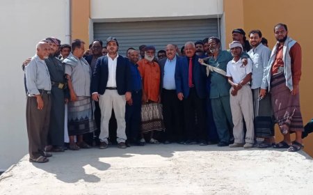 وزير الكهرباء يتفقد شبوة ويؤكد انطلاق عهد جديد للطاقة المتجددة وتحسين خدمات الكهرباء