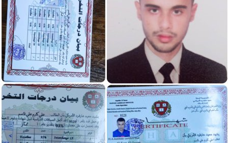 شاب من طيف التوحد يتفوق في تعلم اللغة الإنجليزية بعدن