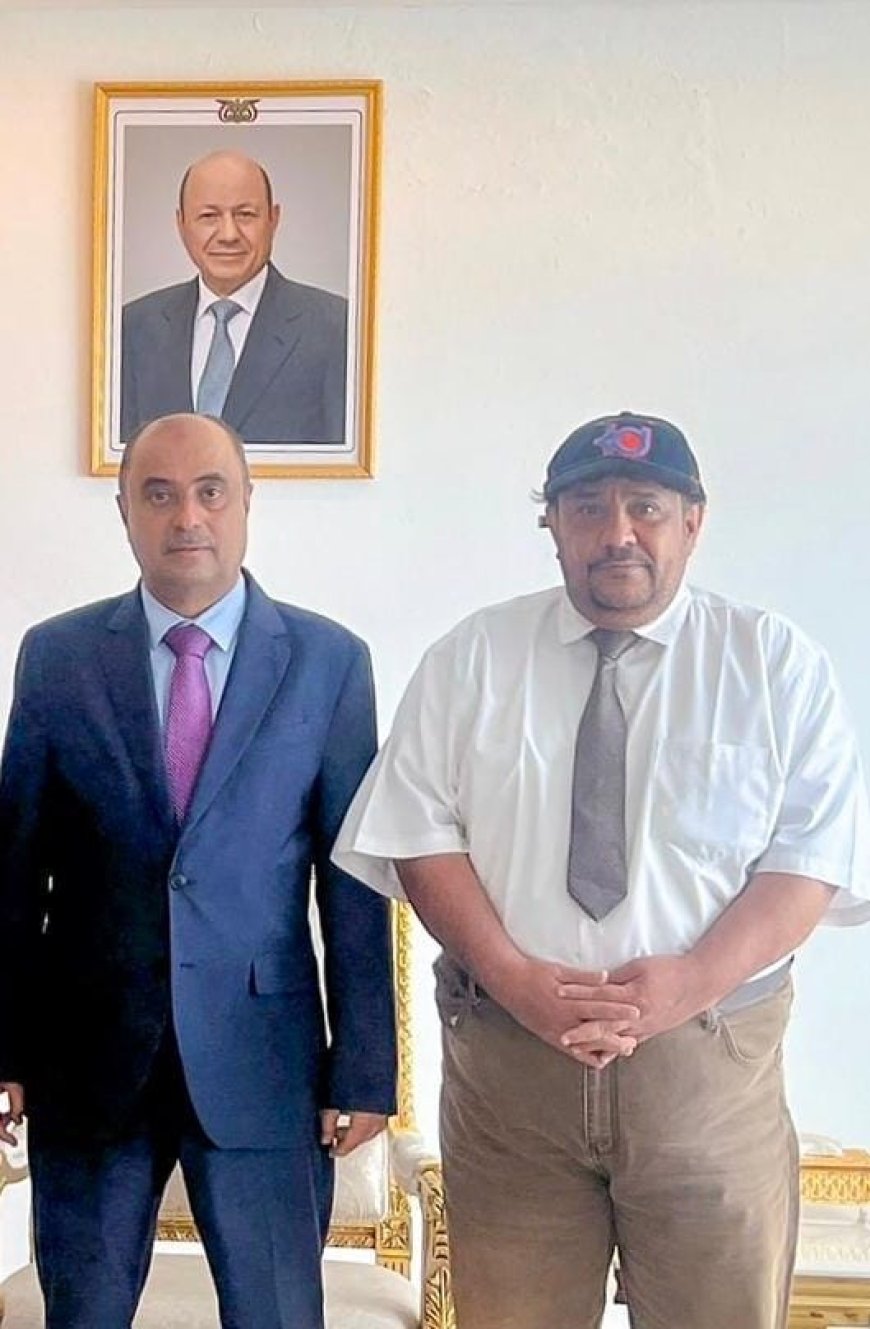 المصعبي يثني على جهود بن بريك في الإصلاحات التي يقودها