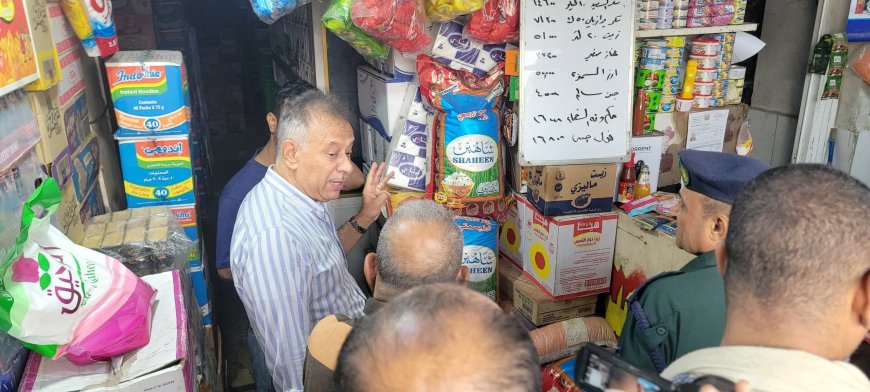 إدارة المعلا والصناعة والتجاره يدشنان حملة الزام التجار بتخفيض الأسعار