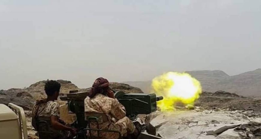 صد هجوم حوثي شمال محافظة الضالع