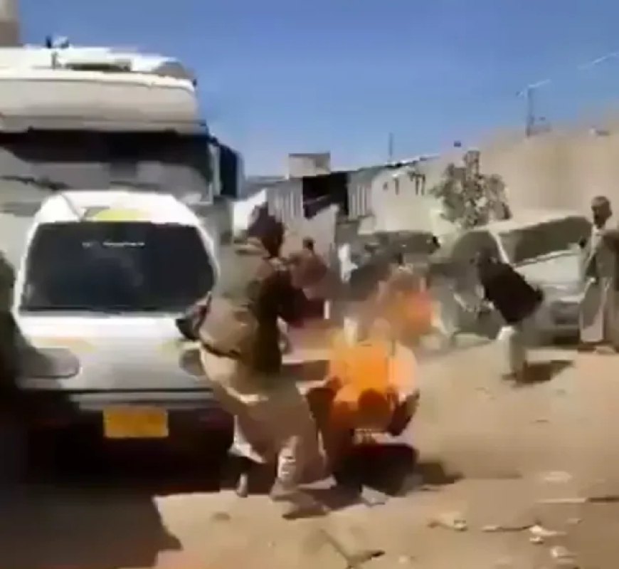 أحرق نفسه.. تاجر يختصر مأساة وطن