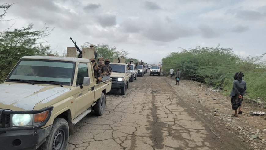 القوات المسلحة الجنوبية تدفع بتعزيزات عسكرية إلى جبهة ثرة بمديرية لودر