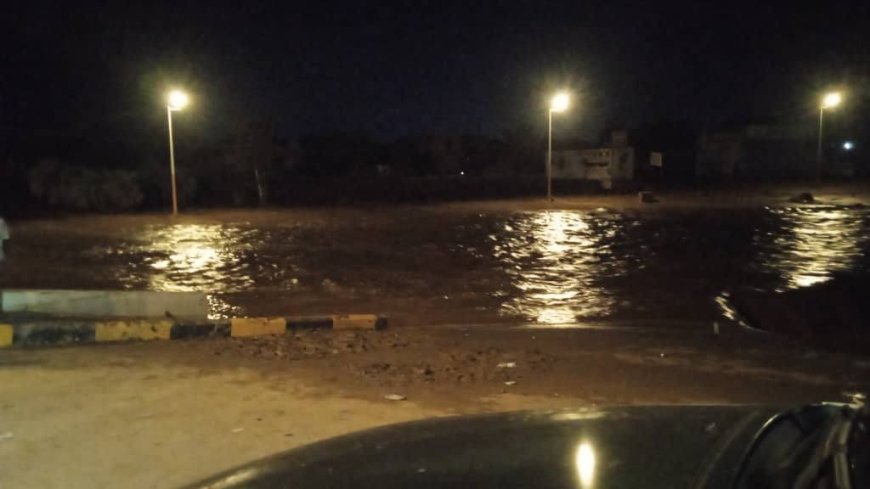 عاجل.. بالصور قدوم سيل ثاني متجه إلى عدن