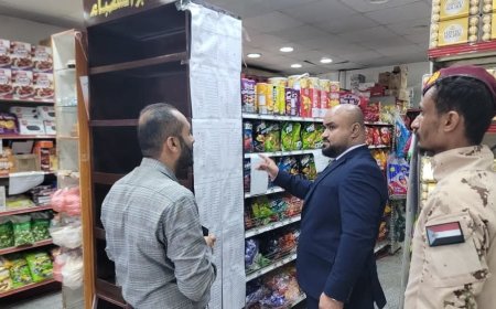تواصل النزول الميداني الموسع لضبط المطاعم والمحلات التجارية بعدن