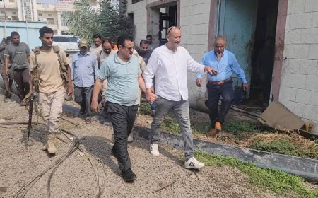 باخبيرة والداؤودي يطلعان على احتياجات محطة ضخ الصرف الصحي بالمنصورة
