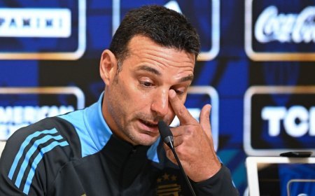 بكاء مدرب منتخب الأرجنتين  بسبب ميسي !