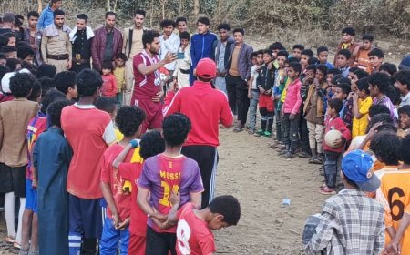 تعز.بدعم من الاهالي أختتمت الدورات التعليمية والبرامج التنشبطية للاطفال في قرية العدف .