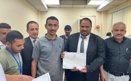 شركة النفط بعدن تختتم دورة تدريبية متخصصة في كهرباء السيارات الحديثة