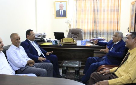 الوكيل باسليم يبحث سبل التعاون المشترك مع عميد كلية الشرطة بحضرموت