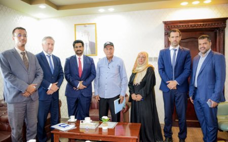 نائب وزير النقل يستقبل سفير الاتحاد الاوروبي الجديد لدى بلادنا