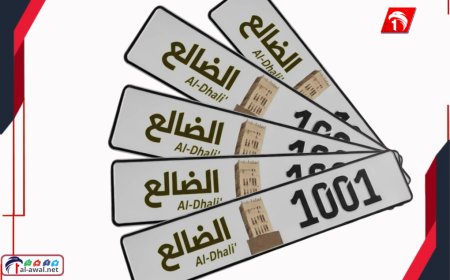 ما قصة  لوحات السيارات (الضالع)!