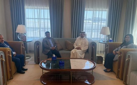 وزير النفط والمعادن يصل البحرين لرئاسة وفد بلادنا في مؤتمر الشرق الأوسط للنفط والغاز والعلوم الجيولوجية