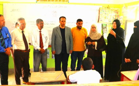 وكيل الوزارة الشوذبي يتفقد طلاب ذوي الاحتياجات الخاصة في كريتر والمعلا