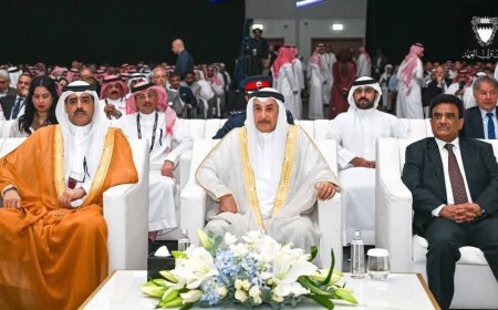 وزير النفط والمعادن يشارك في افتتاح معرض ومؤتمر الشرق الأوسط للنفط والغاز والعلوم الجيولوجية بالمنامة
