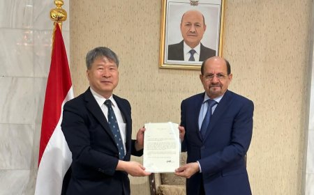 وزير الخارجية يلتقي السفير الكوري ويتسلم خطاب تهنئة بمناسبة تأسيس العلاقات الدبلوماسية بين البلدين