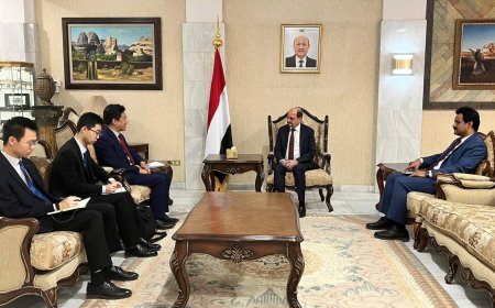 وزير الخارجية يلتقي القائم بأعمال السفارة الصينية لدى اليمن