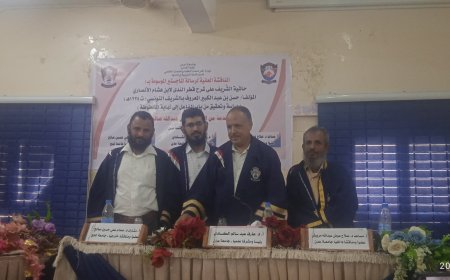 الباحث انيس عبدالله يناقش رسالة الماجستير ويحصل على تقدير "امتياز" من كلية الآداب جامعة عدن