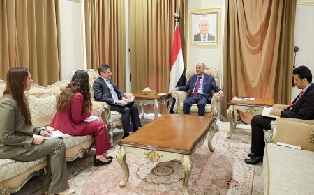 بن بريك  يستعرض مع السفير الأمريكي العلاقات الثنائية وجهود دعم الحكومة للقيام بواجباتها