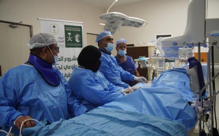 مركز الملك سلمان يختتم المشروع الطبي التطوعي لجراحة وقسطرة القلب في عدن