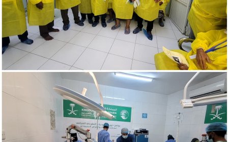 برعاية وزير الصحة ومحافظ لحج.. مدير عام طور الباحة يدشن مخيماً طبياً مجانياً للعيون بالمديرية