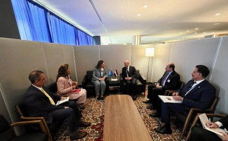 رئيس مجلس القيادة يطلع على برامج الدعم الاممي للتنمية الاقتصادية والاجتماعية في اليمن