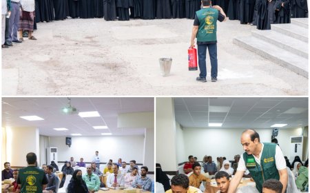 مركز الملك سلمان للإغاثة يختتم برامج تدريبية تطوعية بعدن