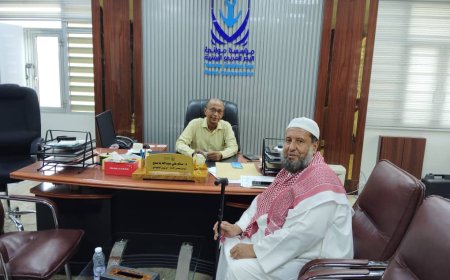 رئيس مؤسسة موانئ البحر العربي يلتقي الشيخ محمد بن عطية رئيس مؤسسة التنمية الخيرية