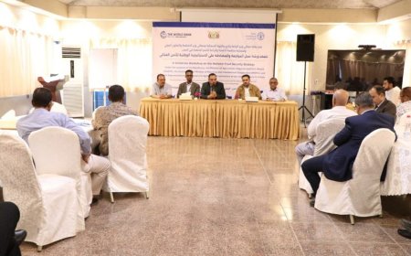 الوزير السقطري يدشن ورشة عمل لمراجعة ومصادقة الإستراتيجية الوطنية للأمن الغذائي بعدن