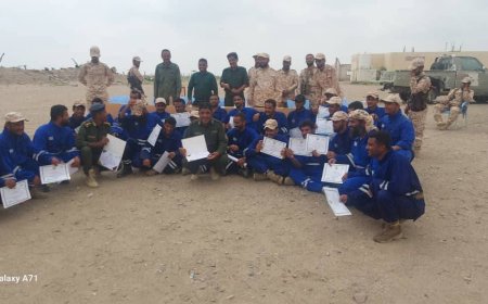 تخرج دفعة جديدة في مجال مكافحة الحرائق والكوارث في العاصمة عدن.