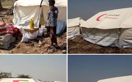 الحديدة..خلية الأعمال الإنسانية تقدم مساعدات إيوائية وغذائية طارئة لأربع أسر نازحة متضررة من حريق في بيت مغاري بحيس.