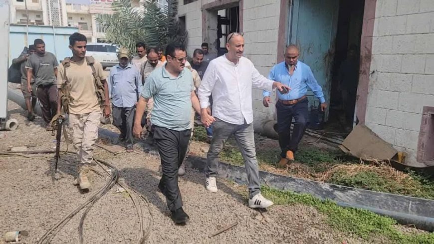 باخبيرة والداؤودي يطلعان على احتياجات محطة ضخ الصرف الصحي بالمنصورة