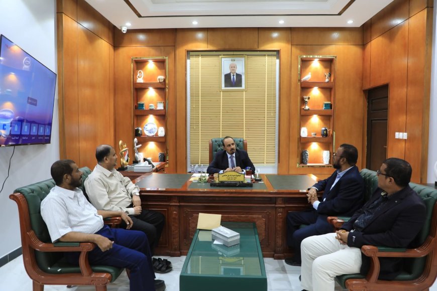 محافظ حضرموت يبحث مع قيادة الإصلاح جهود توحيد الصف لخدمة المحافظة