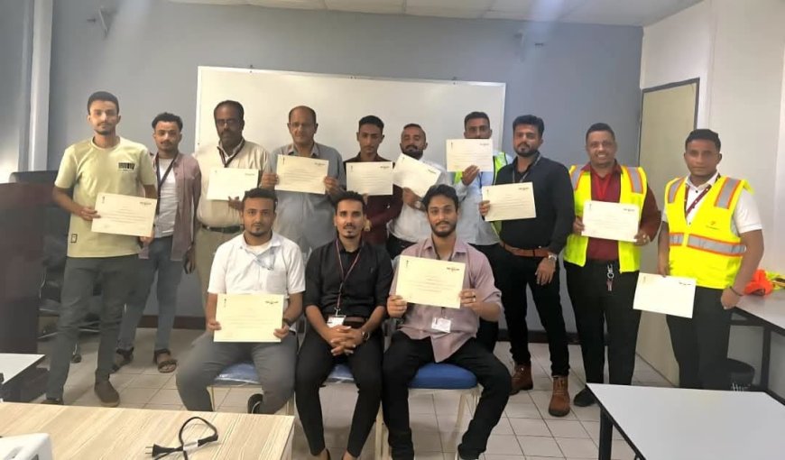 مطار عدن الدولي يختتم الأسبوع الثاني من تدريب التوعية الأمنية لـ30 موظفاً من كوادره