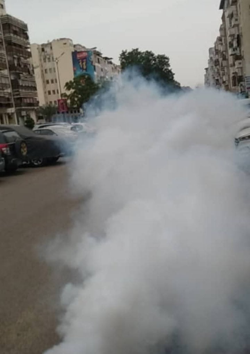 تدشين المرحلة الثانية من حملة الرش الضبابي الشهرية في المعلا