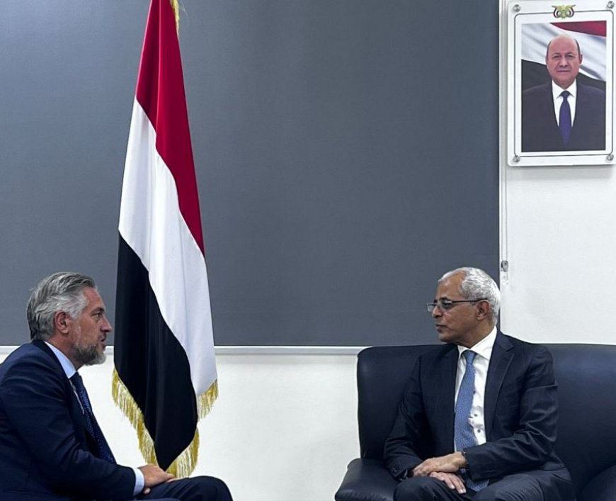 نائب وزير الخارجية يثمن المواقف الإيجابية للاتحاد الأوروبي الداعمة لليمن