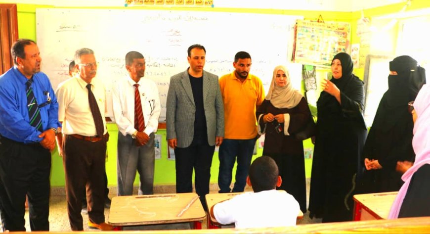 وكيل الوزارة الشوذبي يتفقد طلاب ذوي الاحتياجات الخاصة في كريتر والمعلا
