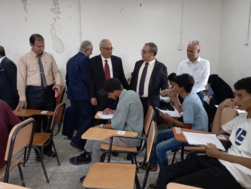 بحضور قيادة المحافظة وجامعة عدن،، كلية الحاسوب تشهد انطلاق امتحانات المفاضلة للعام الجامعي الجديد