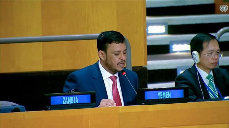 عضو مجلس القيادة عبدالله العليمي يدعو الى استجابة دولية جماعية لأولويات التنمية في اليمن