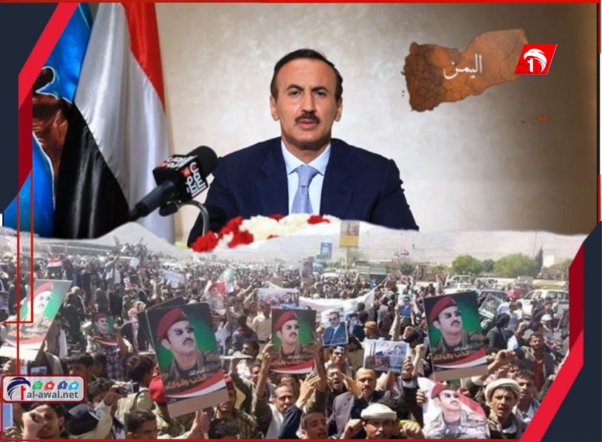 بعد ظهوره المفاجئ.. تأييد شعبي لخطاب أحمد (نجل الرئيس صالح)