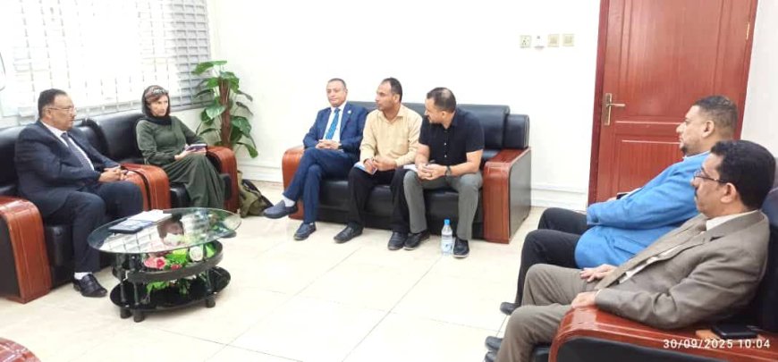رئيس مصلحة الجمارك يبحث مع منظمة مكافحة الجوع تعزيز التعاون لتسهيل دخول المساعدات الإنسانية