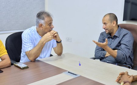 اجتماع لمناقشة ضعف ضخ المياه الي مديرية المعلا 