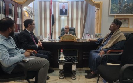 وزير الادارة المحلية يبحث مع وكالة "تيكا" التركية دعم المشاريع التنموية في اليمن