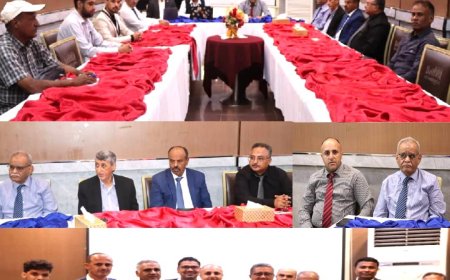 لقاء موسع في عدن يناقش إطلاق خطوط ملاحية مباشرة مع دول شرق وجنوب آسيا